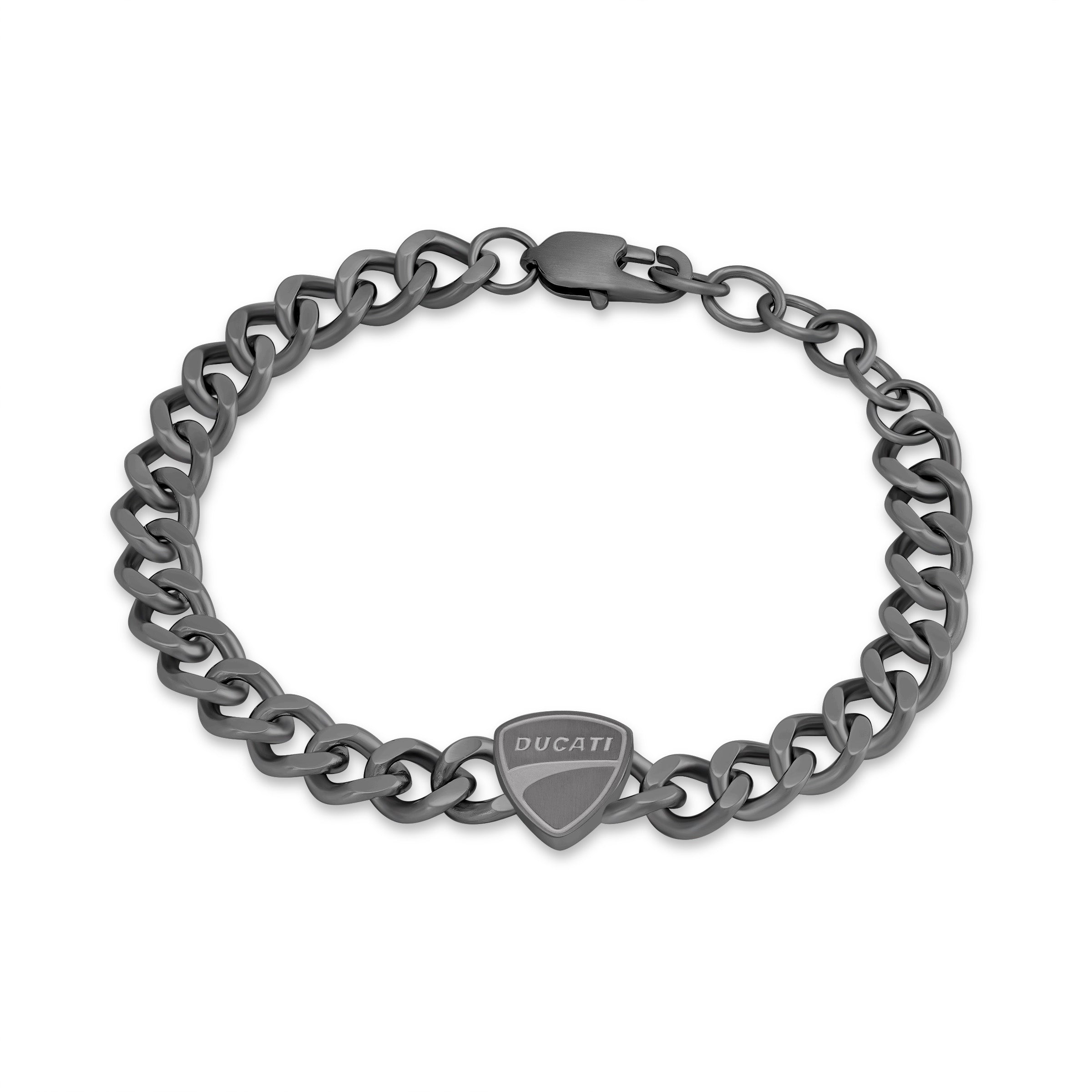 Ducati Cardio Stainless Steel Chain Bracelet for Men