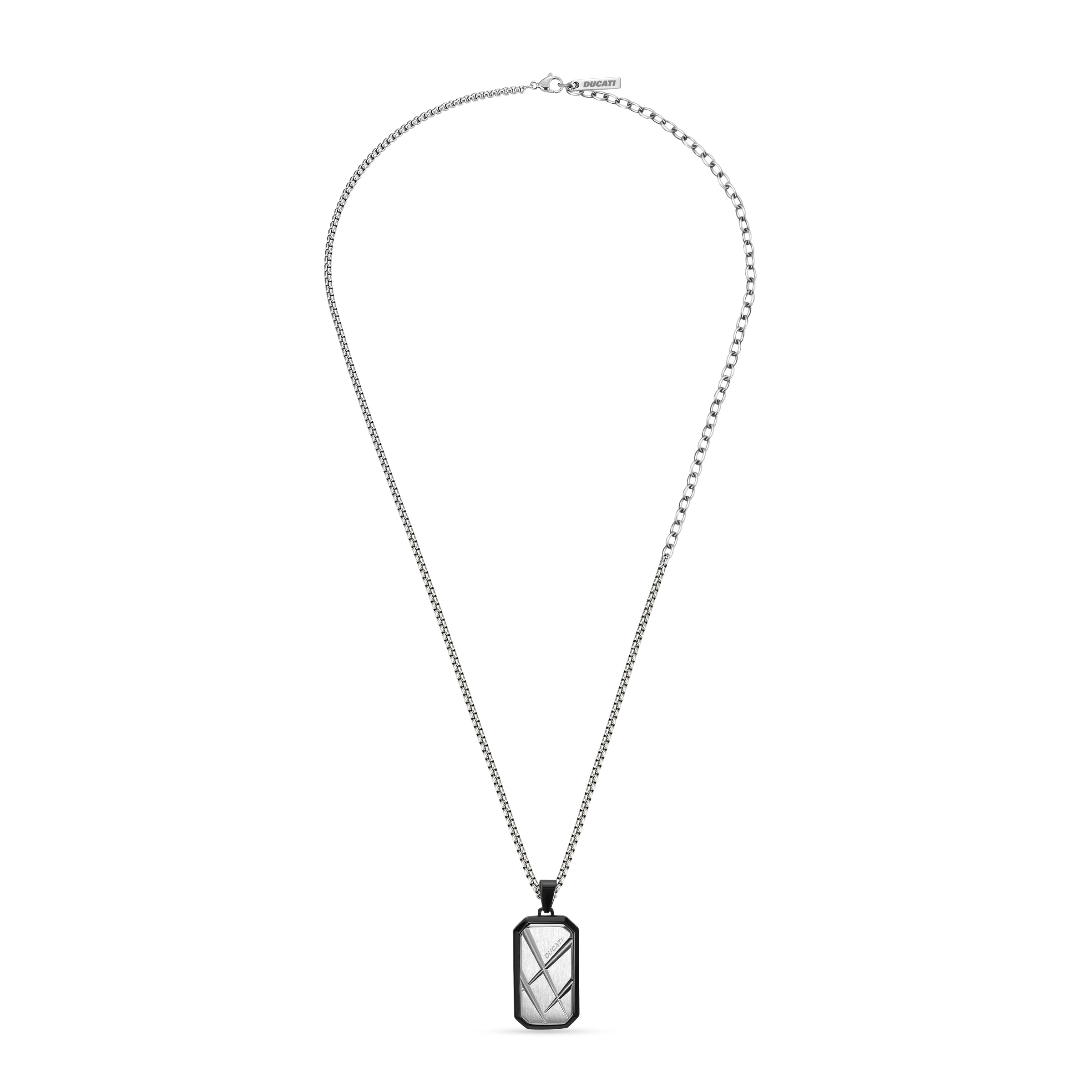 Ducati Pista Stainless Steel Pendant Necklace for Men