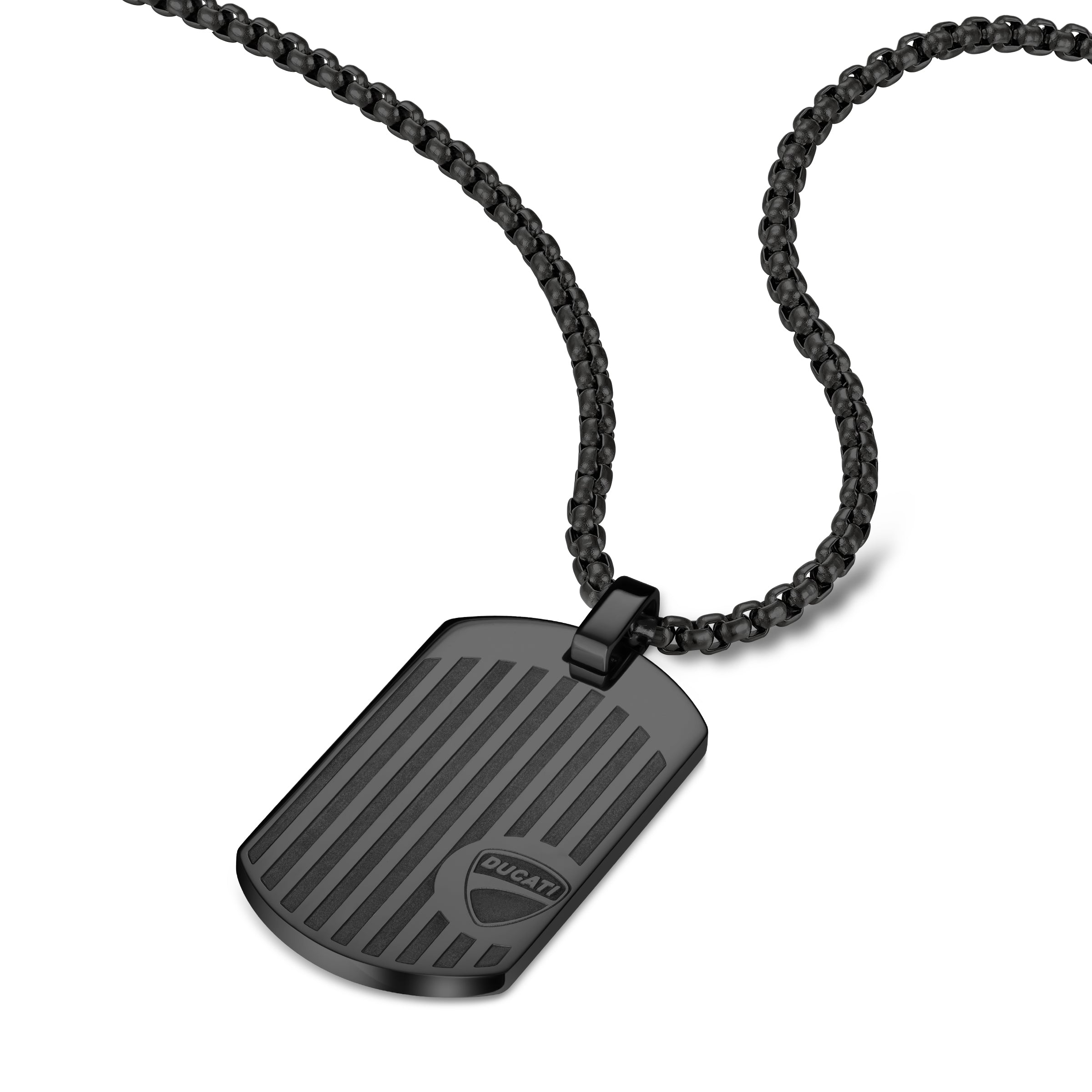 Ducati Squadra Stainless Steel Pendant Necklace for Men