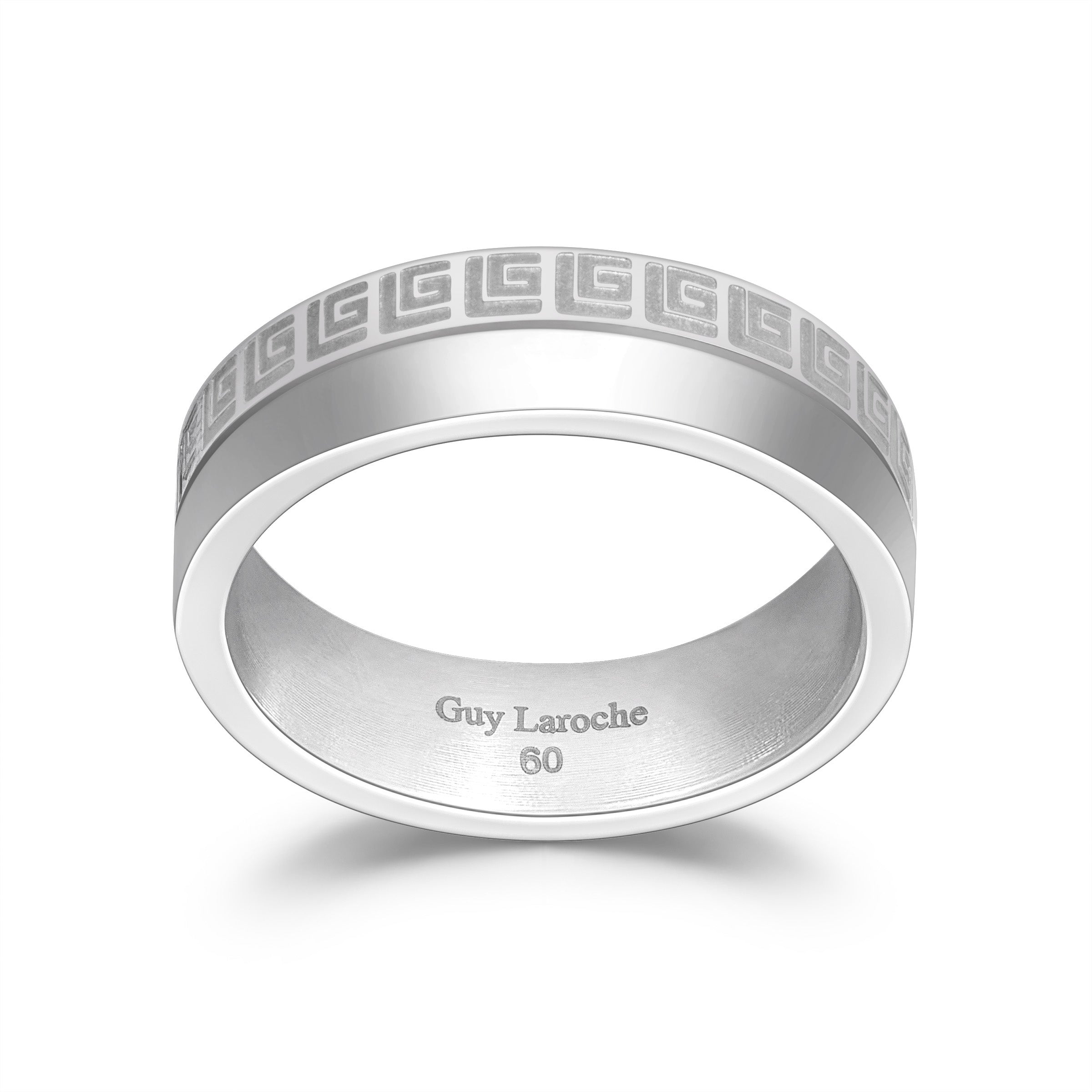 Guy Laroche Alain Stainless Steel Band Ring for Men