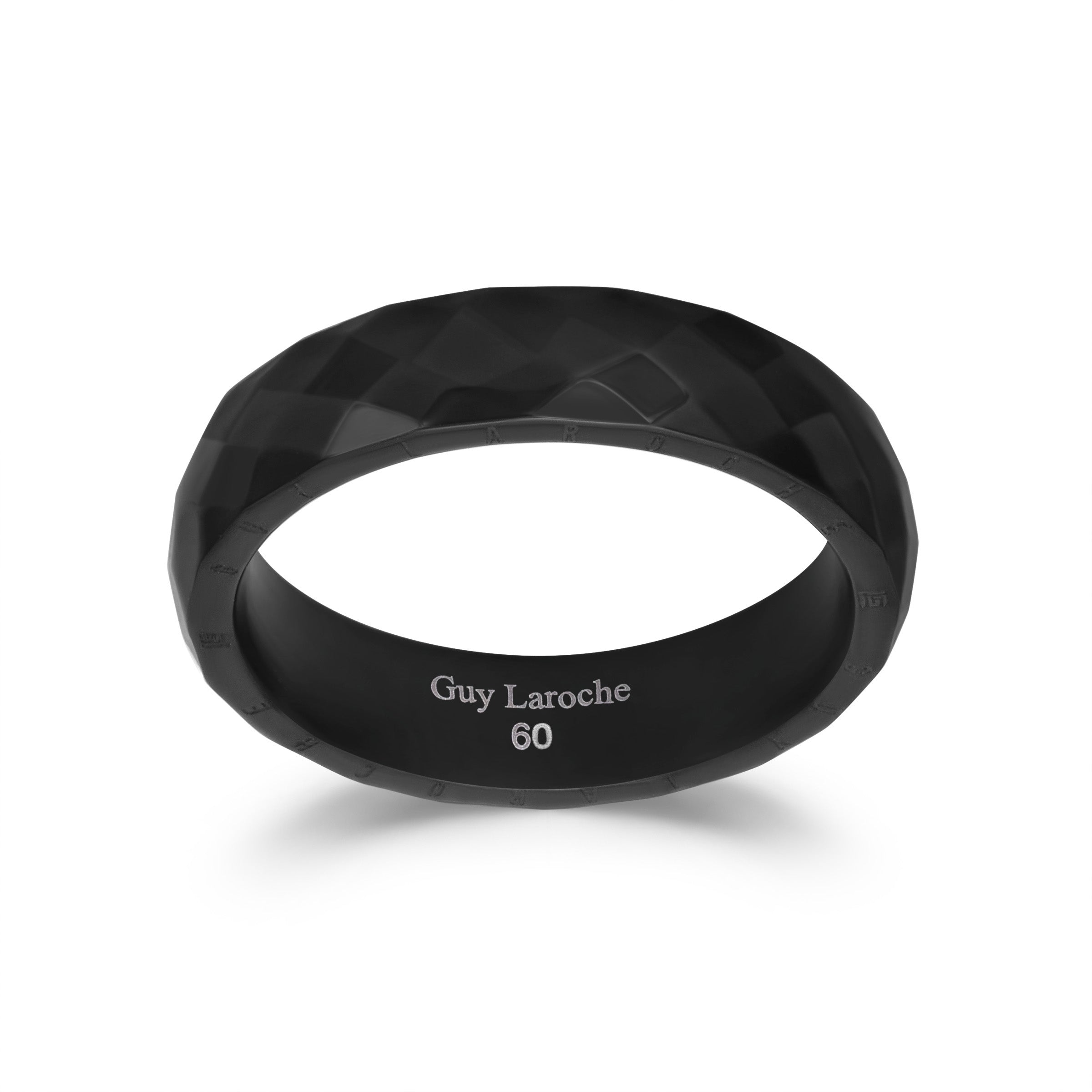 Guy Laroche Romeo Stainless Steel Band Ring for Men