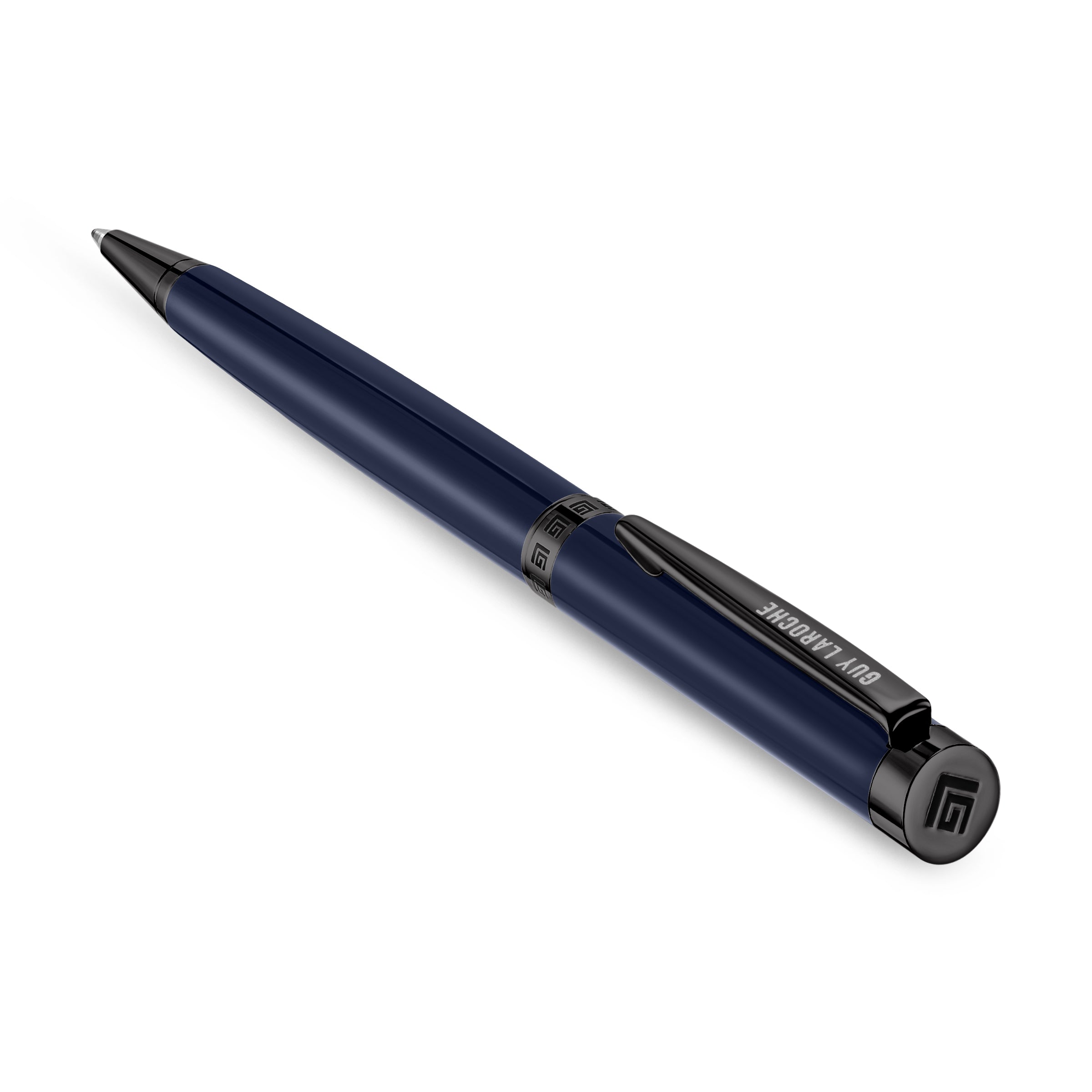 Guy Laroche Romain Twist Ballpoint Pen, Blue Ink