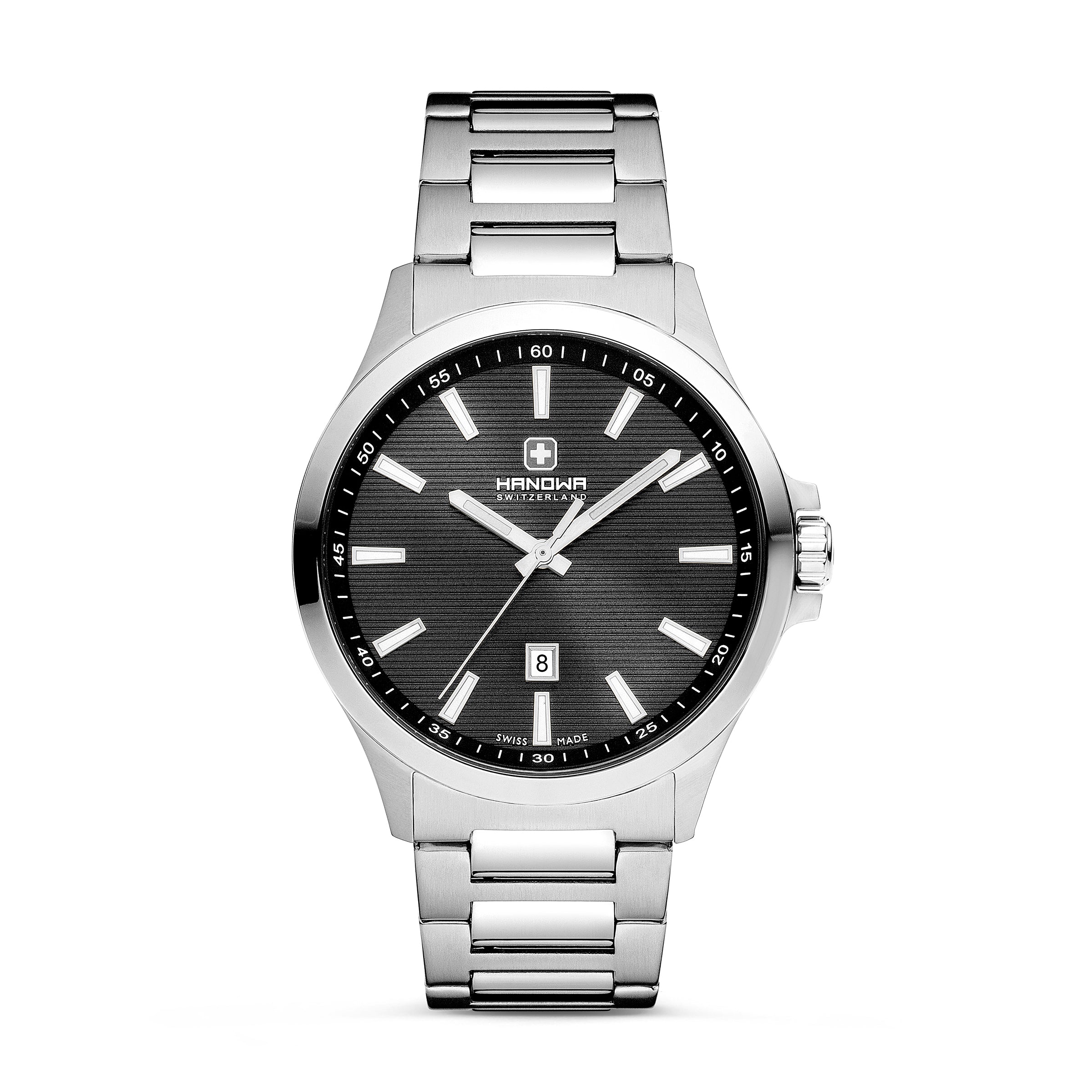 Hanowa Kander Stainless Steel Bracelet Analog Watch for Men, 43mm
