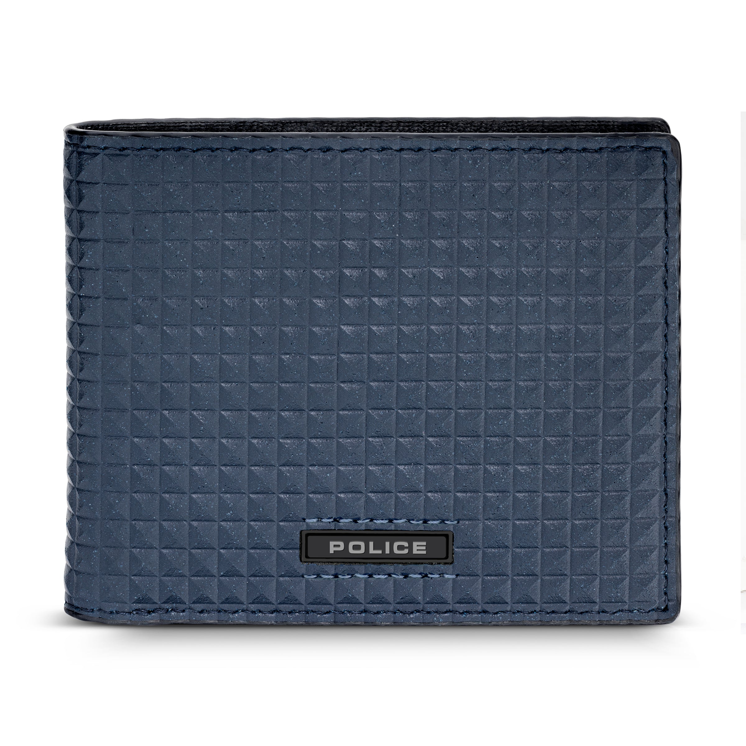 Police Pyramidx Vegan Leather Bi-fold Wallet for Men