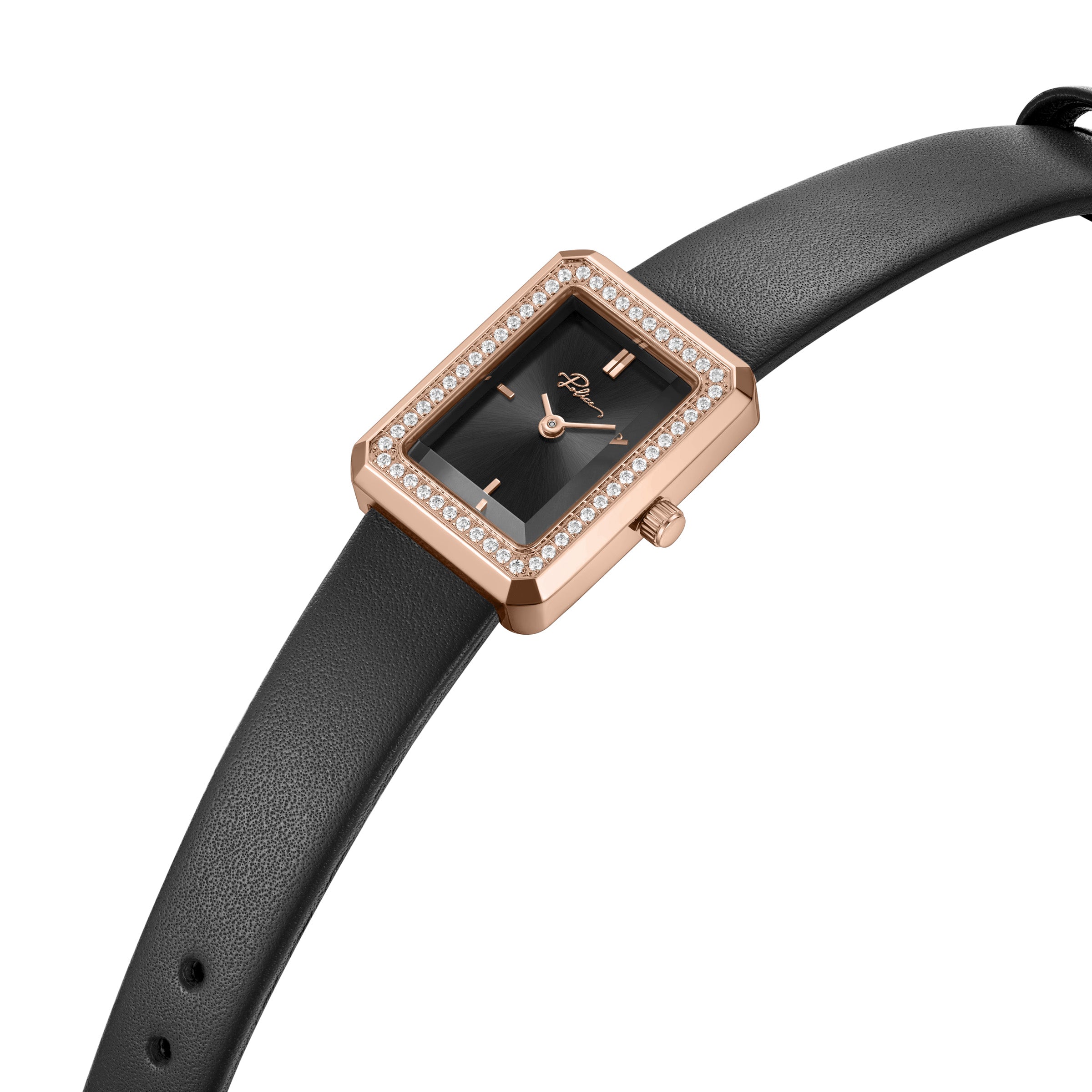 Police Uloya Genuine Leather Strap Analog Watch for Women, 21.7mm