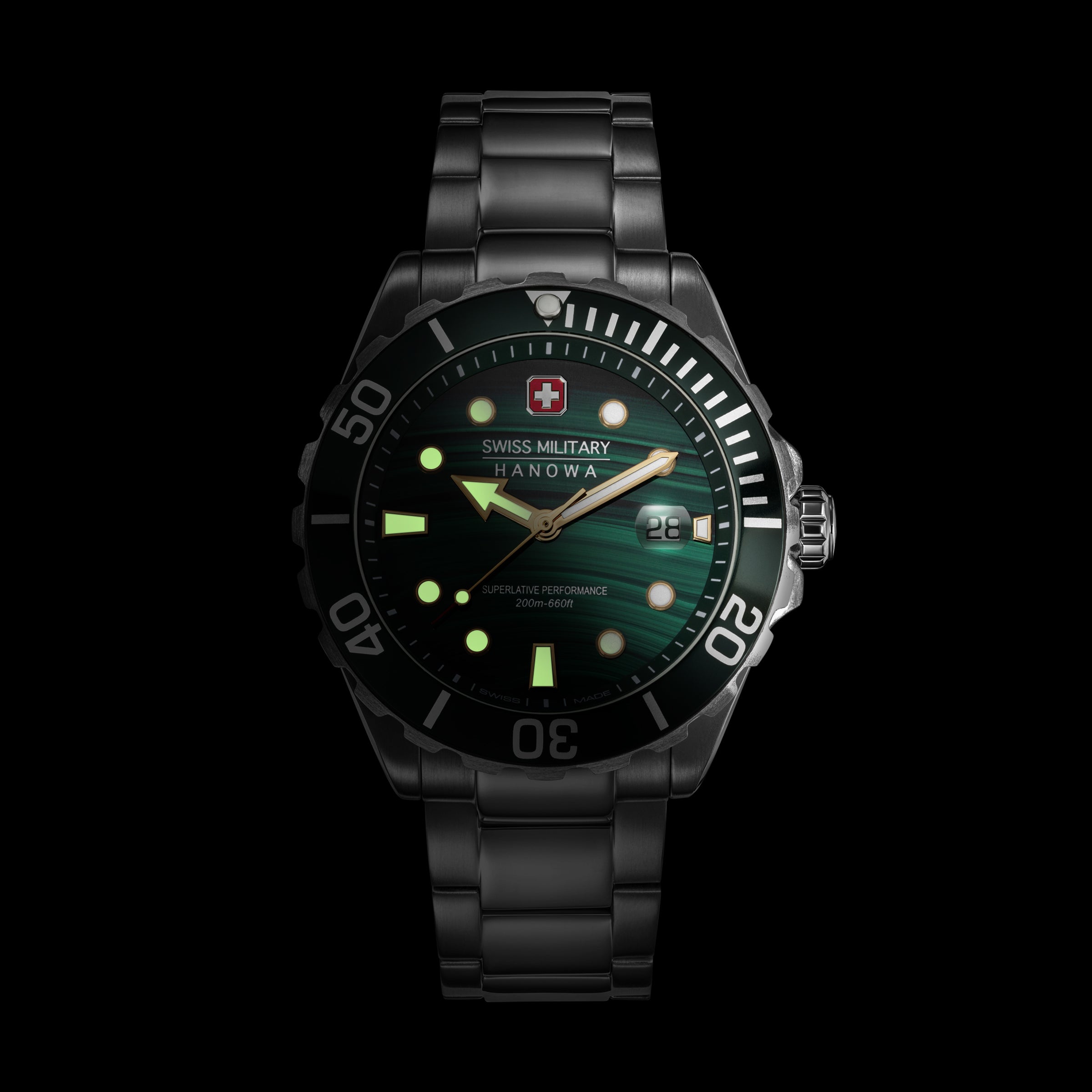 Offshore Diver Green Water Men's Analog Watch