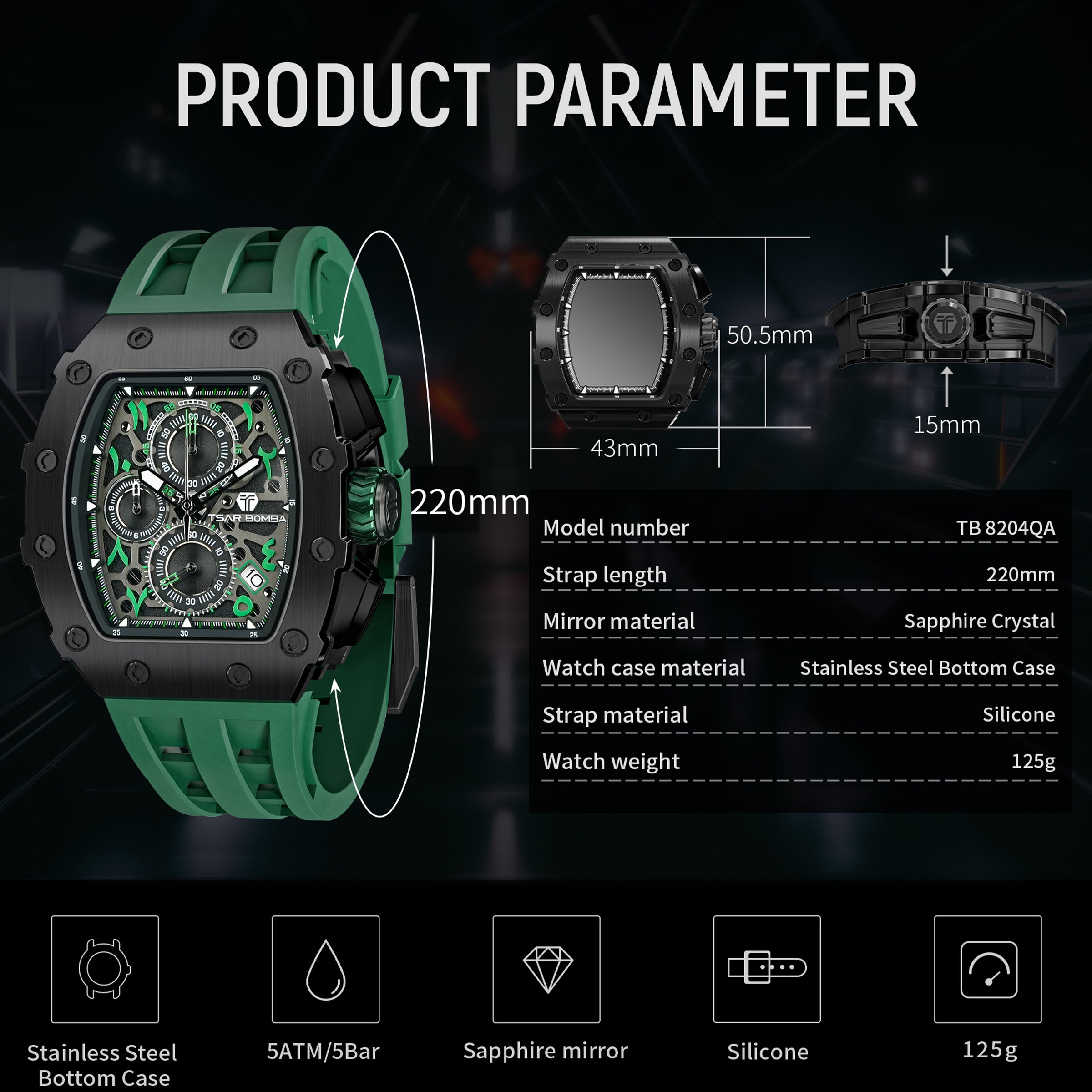 Elemental Series Men's Chronograph Watch