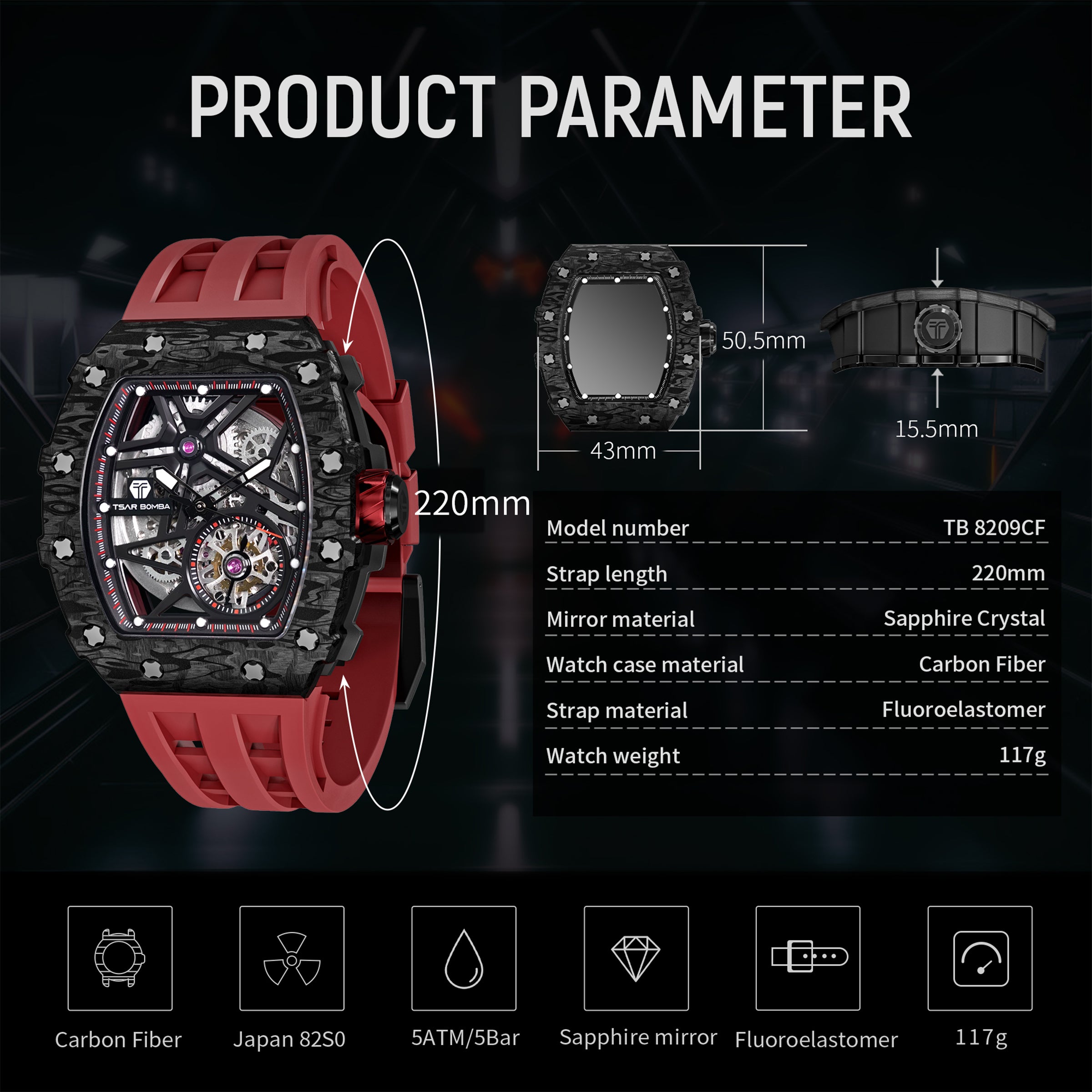 Elemental Series Men's Automatic Watch