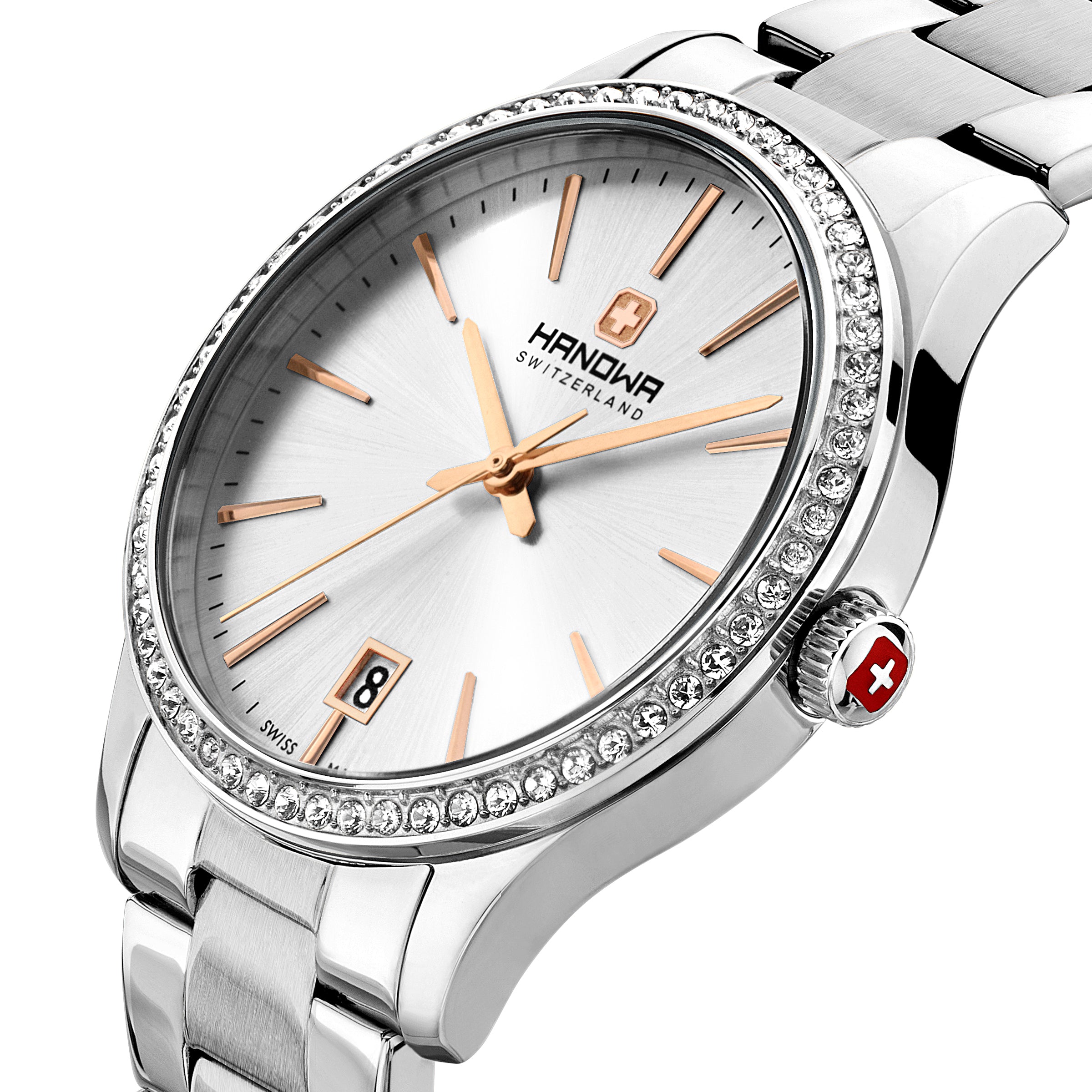 Hanowa Tresa Stainless Steel Bracelet Analog Watch for Women, 36mm