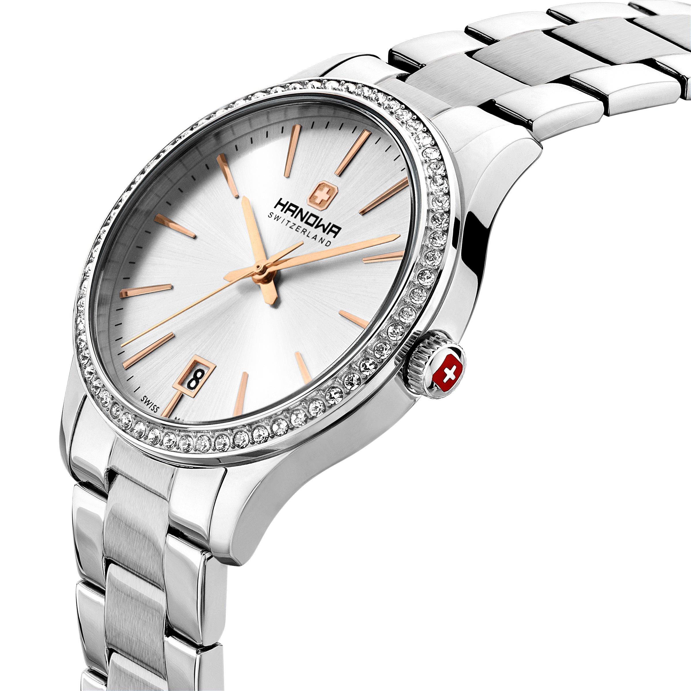 Hanowa Tresa Stainless Steel Bracelet Analog Watch for Women, 36mm