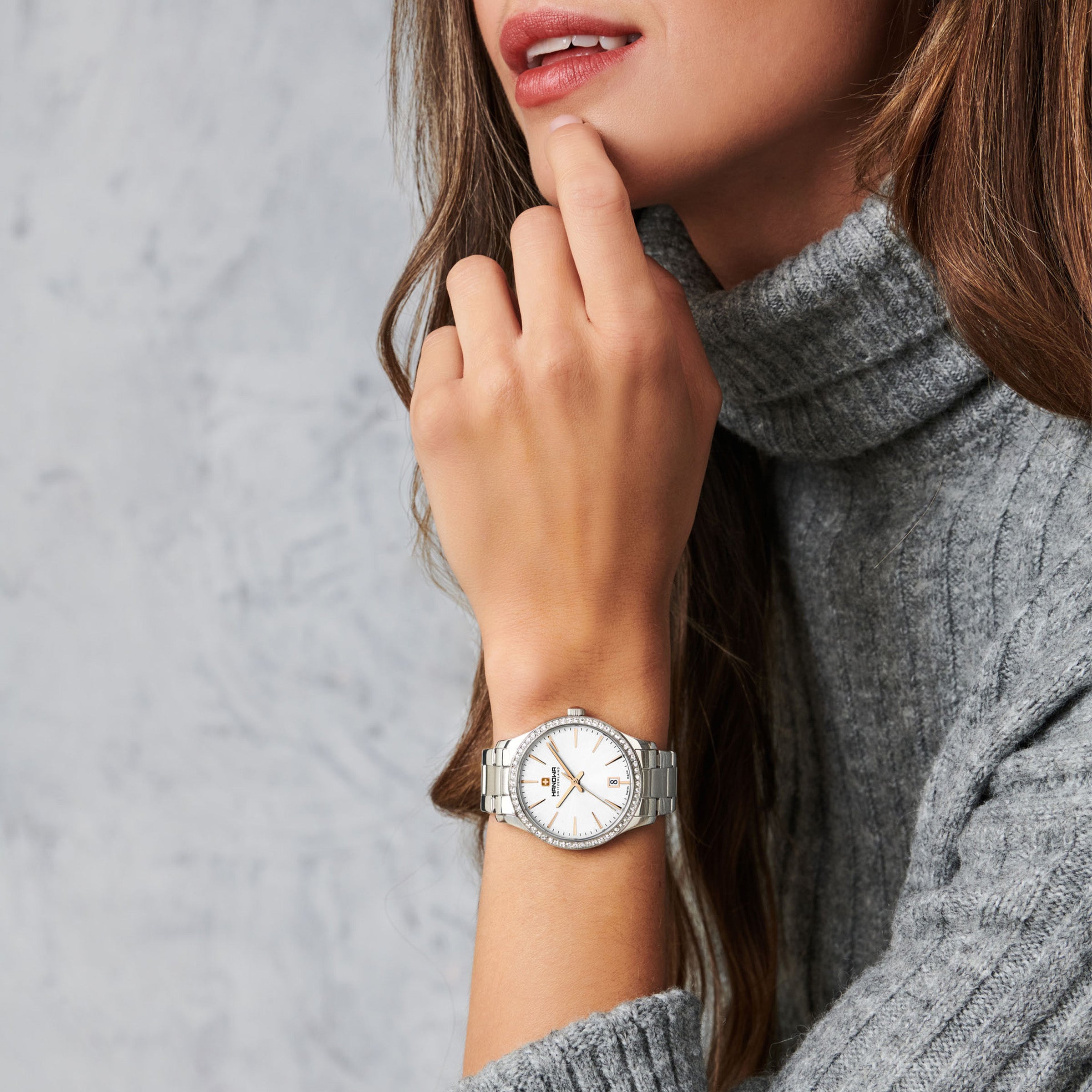 Hanowa Tresa Stainless Steel Bracelet Analog Watch for Women, 36mm