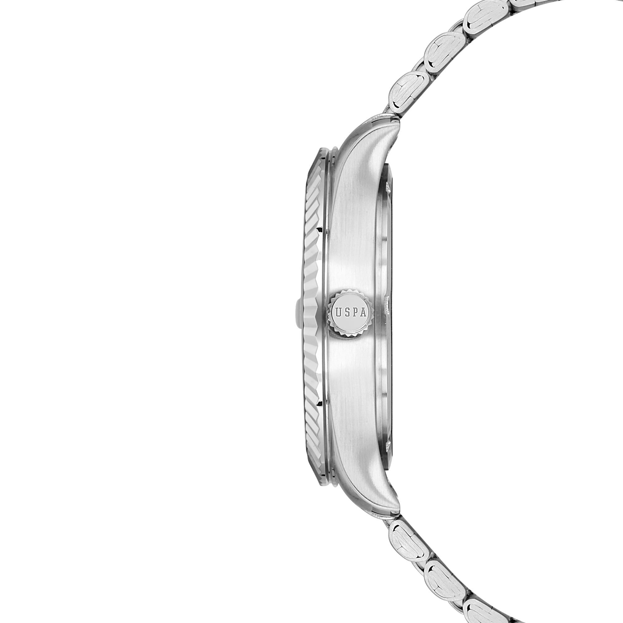U.S. Polo Assn. Novelties Stainless Steel Bracelet Analog Watch for Men, 42mm