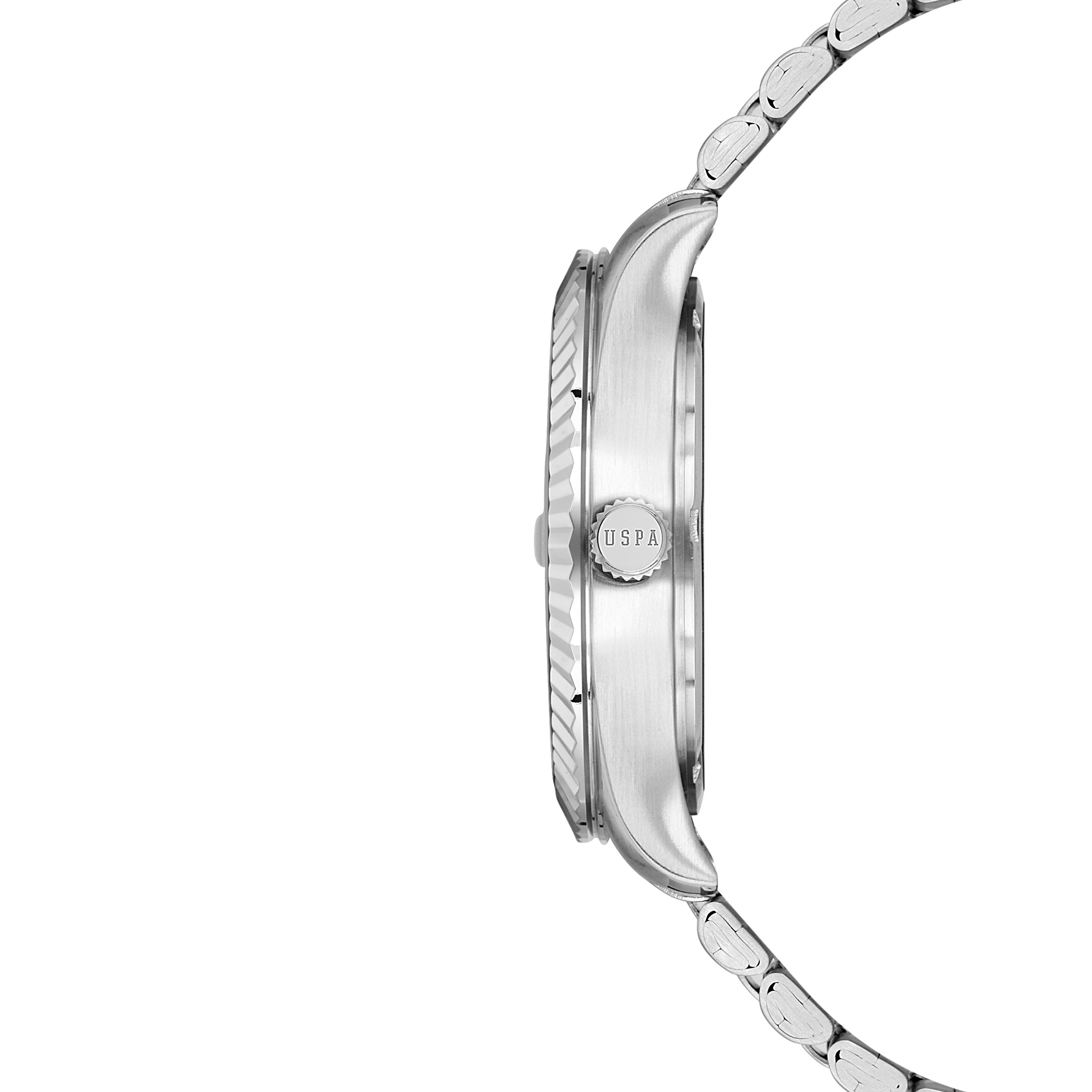 U.S. Polo Assn. Novelties Stainless Steel Bracelet Analog Watch for Men, 42mm
