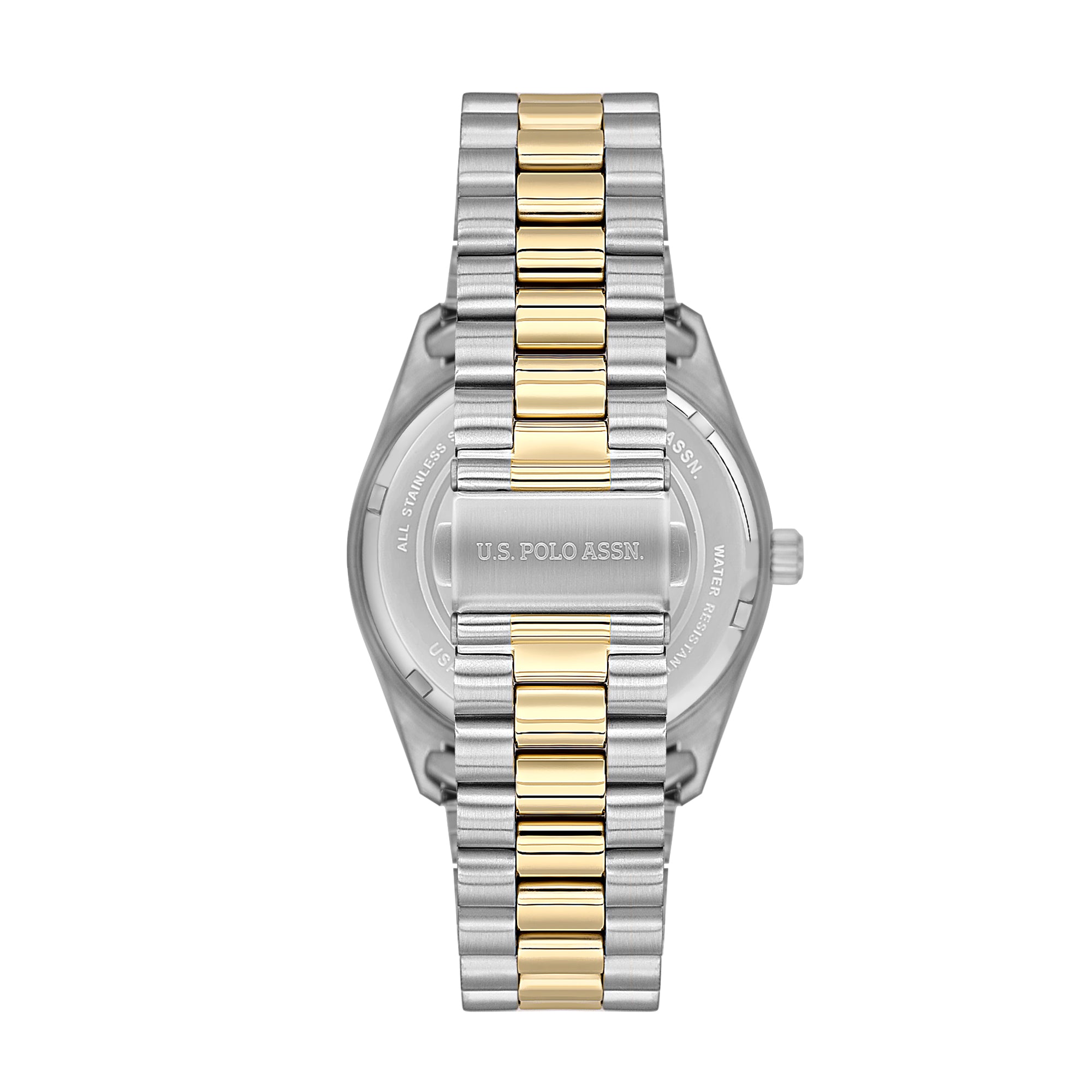 U.S. Polo Assn. Novelties Stainless Steel Bracelet Analog Watch for Men, 42mm