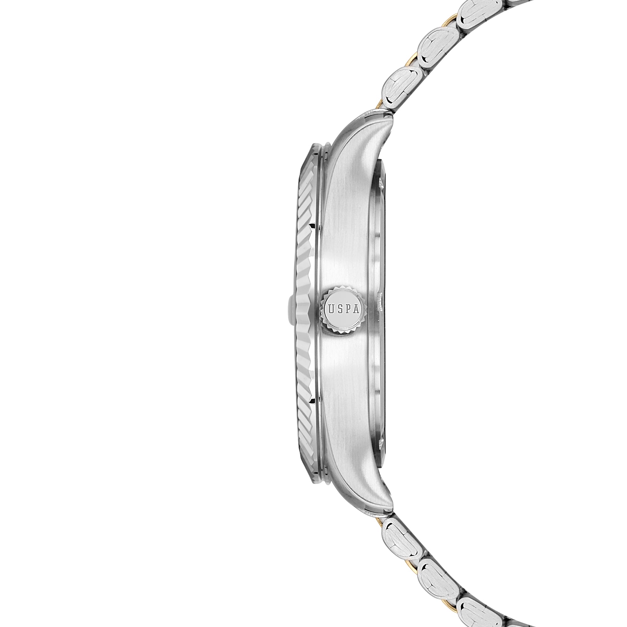 U.S. Polo Assn. Novelties Stainless Steel Bracelet Analog Watch for Men, 42mm
