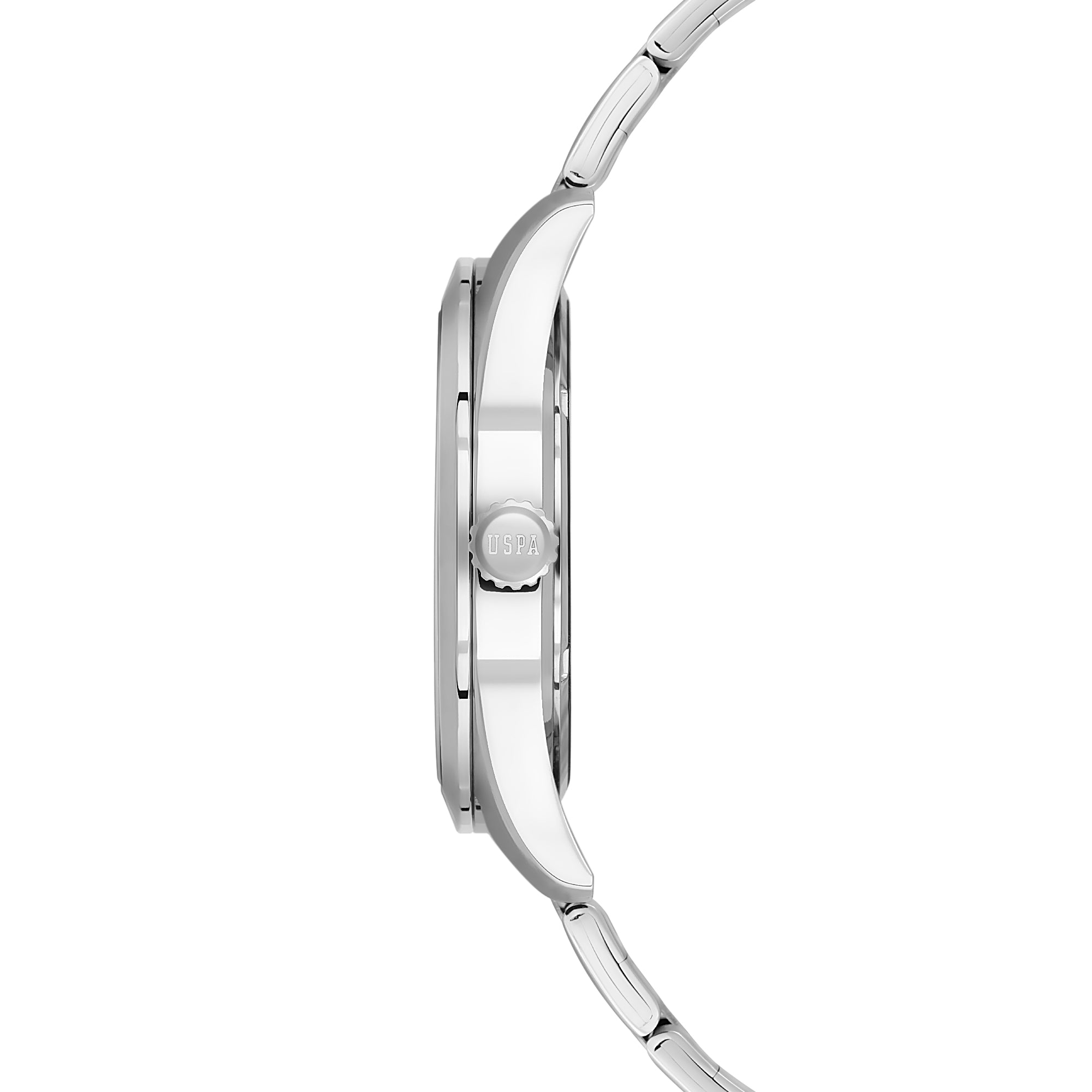 U.S. Polo Assn. Novelties Stainless Steel Bracelet Analog Watch for Men, 40mm