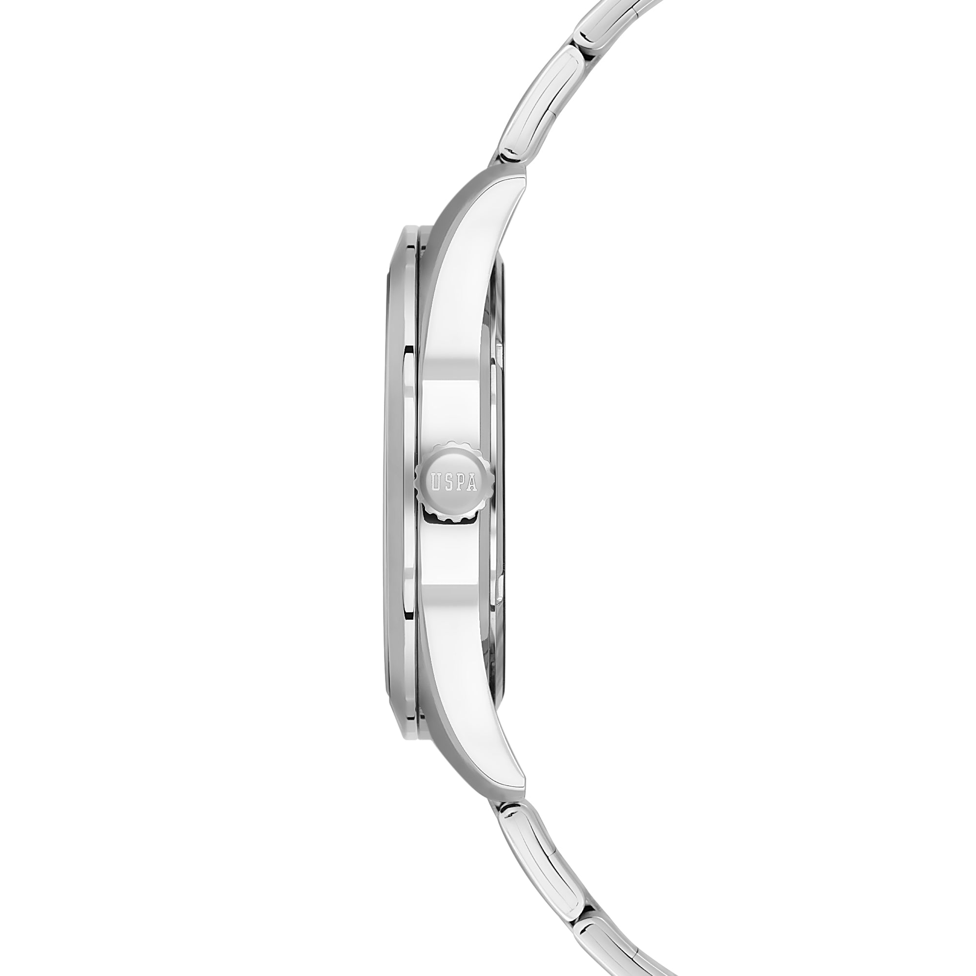 U.S. Polo Assn. Novelties Stainless Steel Bracelet Analog Watch for Men, 40mm
