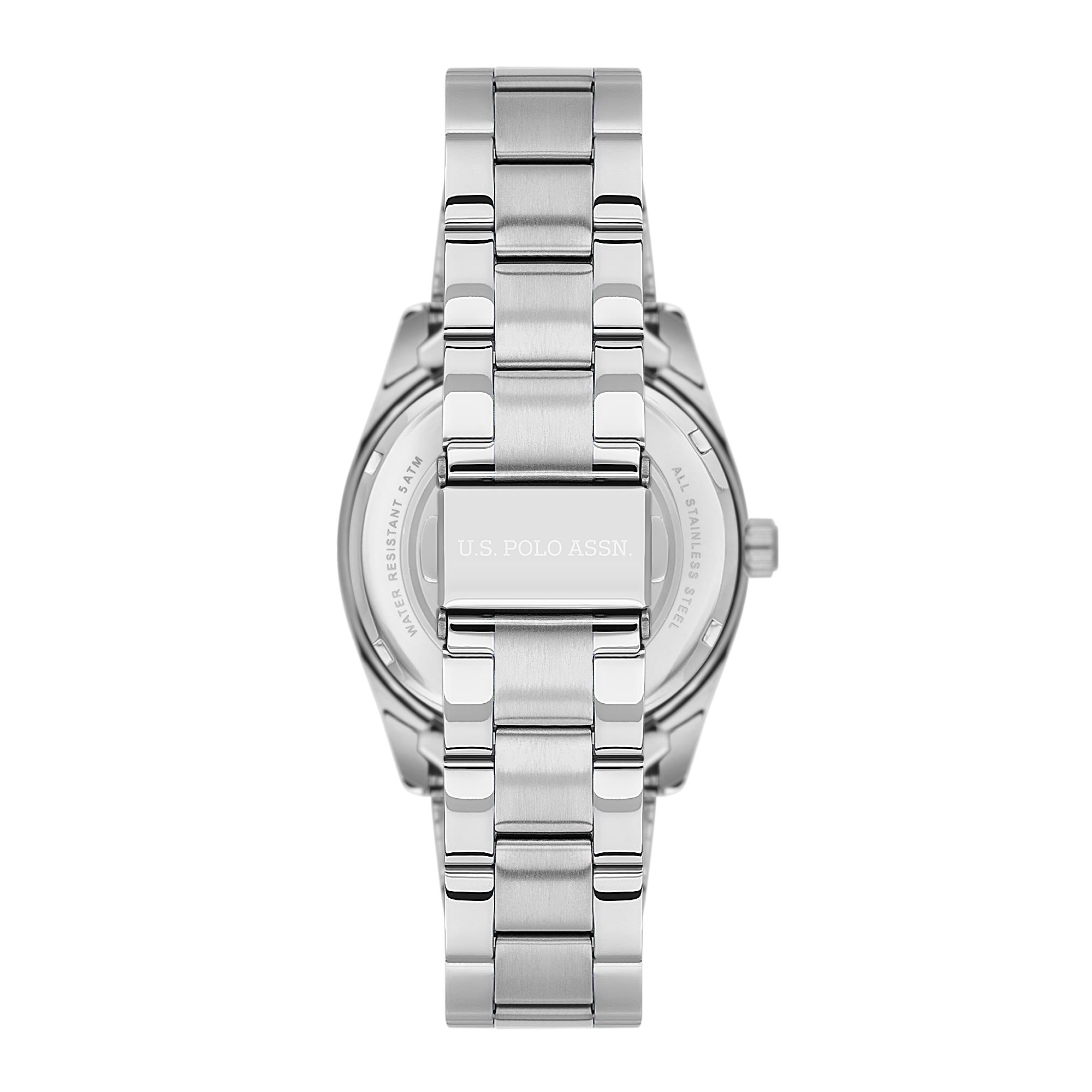 U.S. Polo Assn. Novelties Stainless Steel Bracelet Analog Watch for Men, 40mm