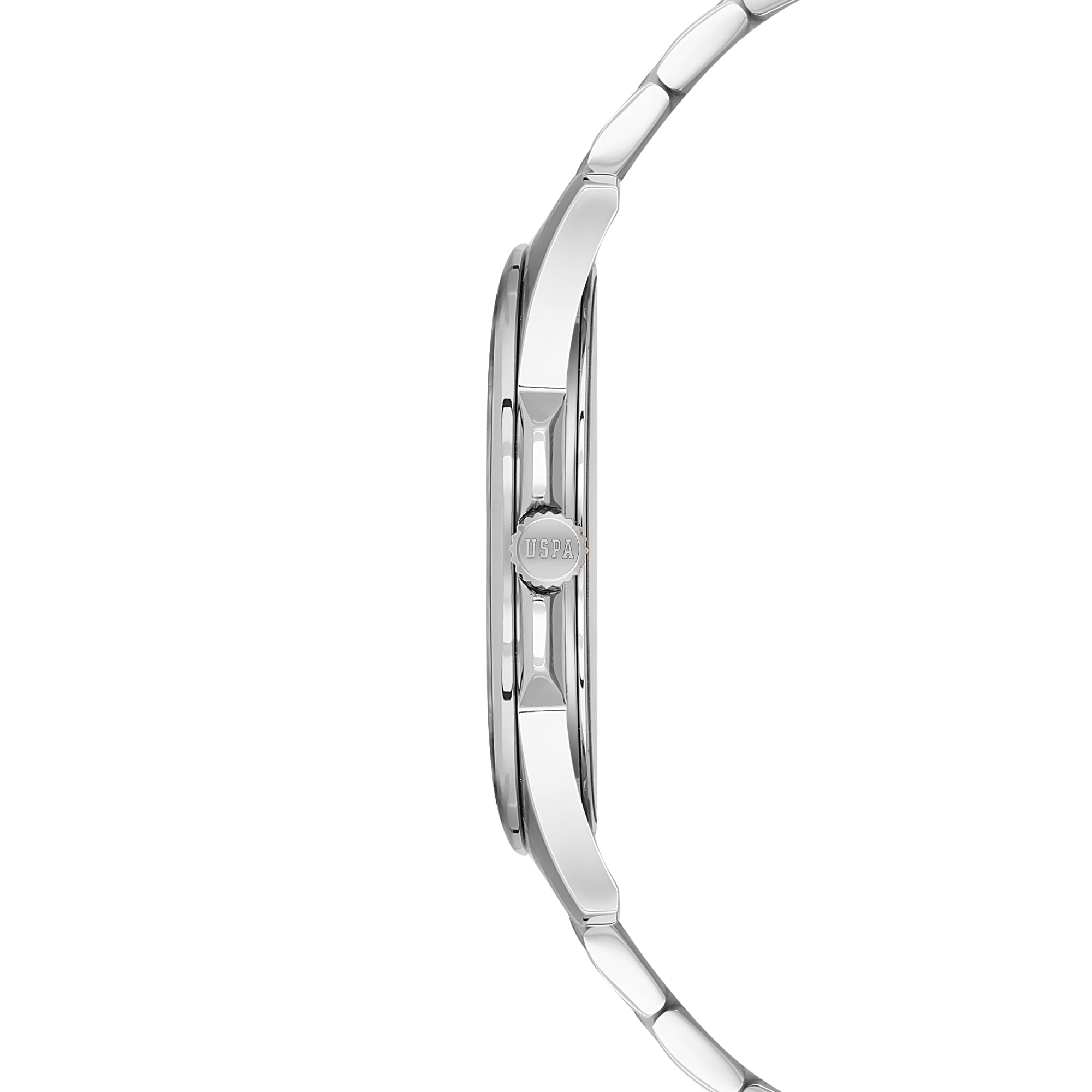 U.S. Polo Assn. Novelties Stainless Steel Bracelet Analog Watch for Men, 42mm