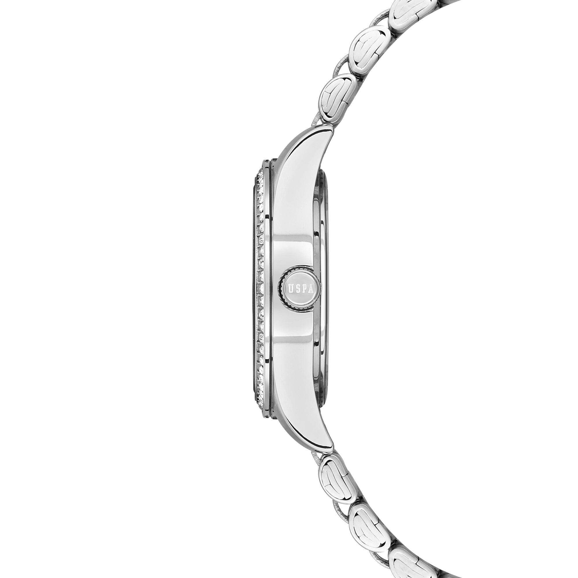 U.S. Polo Assn. Stile Stainless Steel Bracelet Analog Watch for Women, 30mm