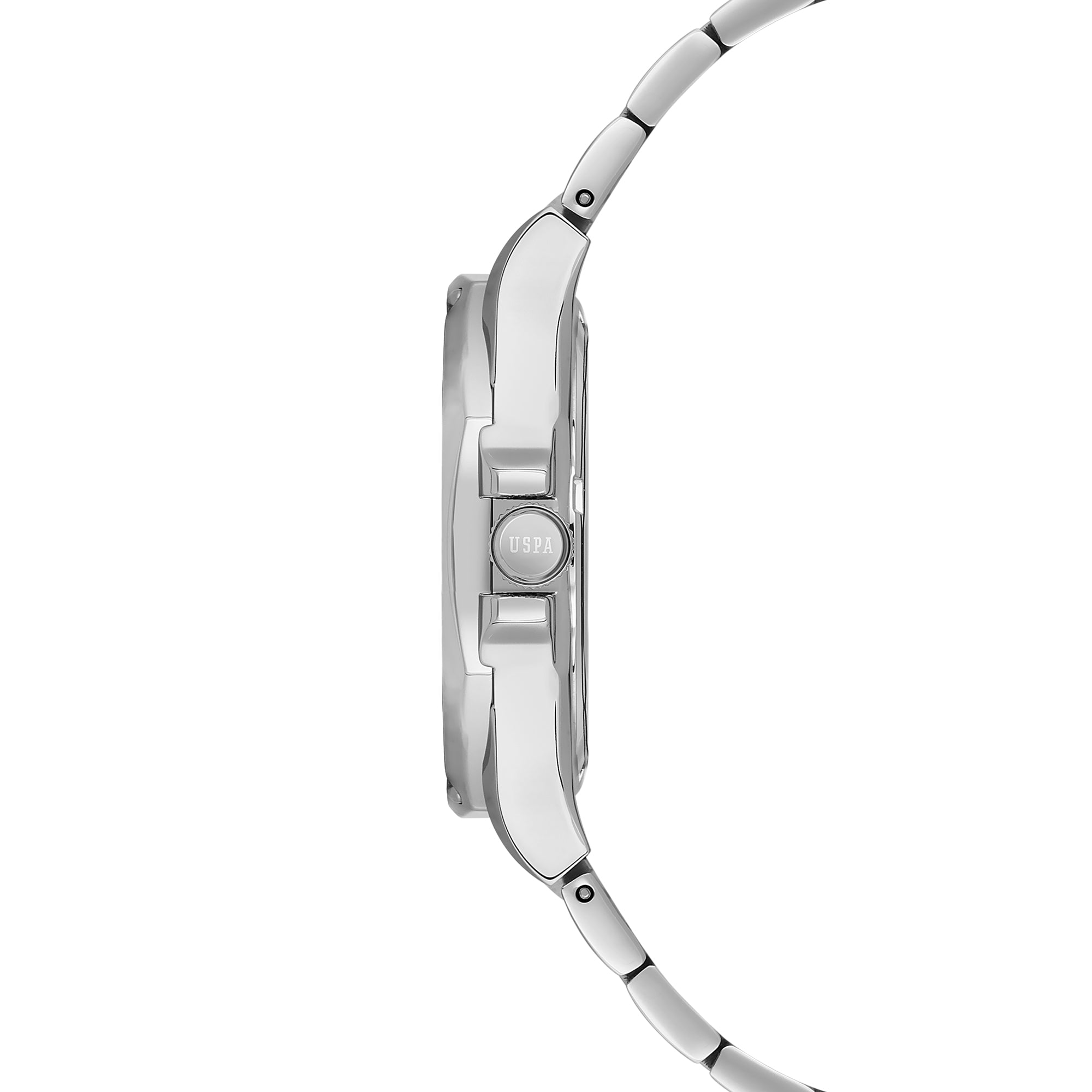 U.S. Polo Assn. Novelties Stainless Steel Bracelet Analog Watch for Women, 36mm