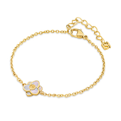 Burj Women's Gold Plated Chain Bracelet