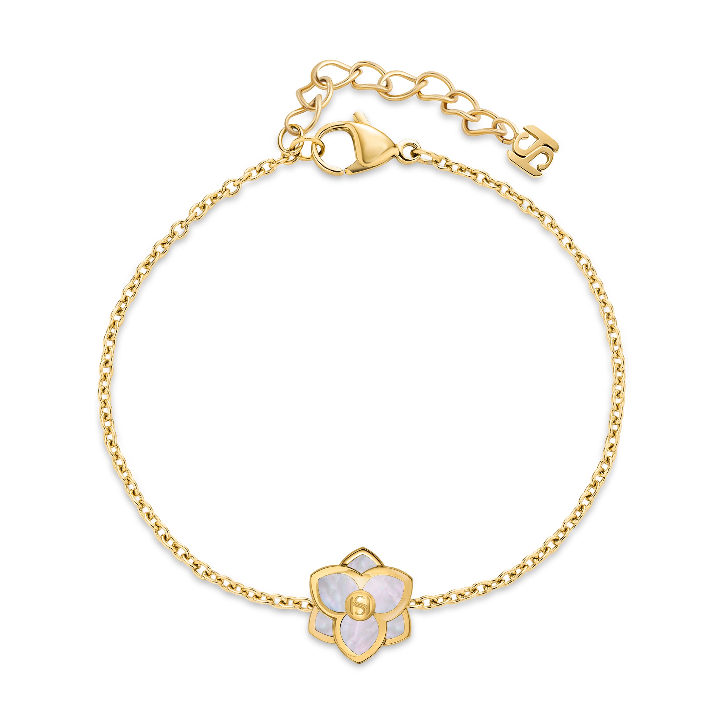 Burj Women's Gold Plated Chain Bracelet
