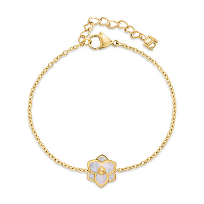 Burj Women's Gold Plated Chain Bracelet