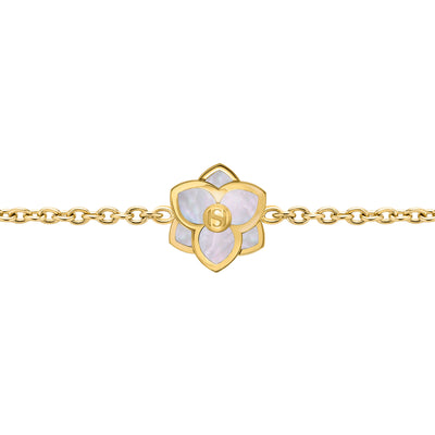 Burj Women's Gold Plated Chain Bracelet