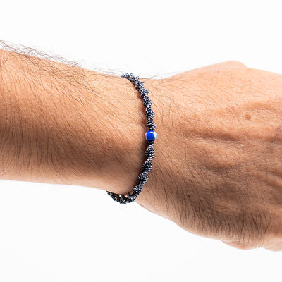 Handmade Men's Hand Knitted Bracelet