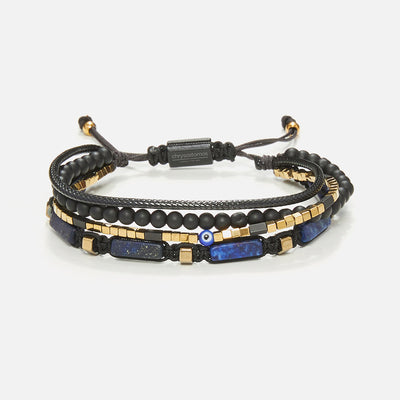 Handmade Men's Multiline Adjustable Bracelet
