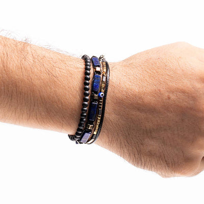 Handmade Men's Multiline Adjustable Bracelet