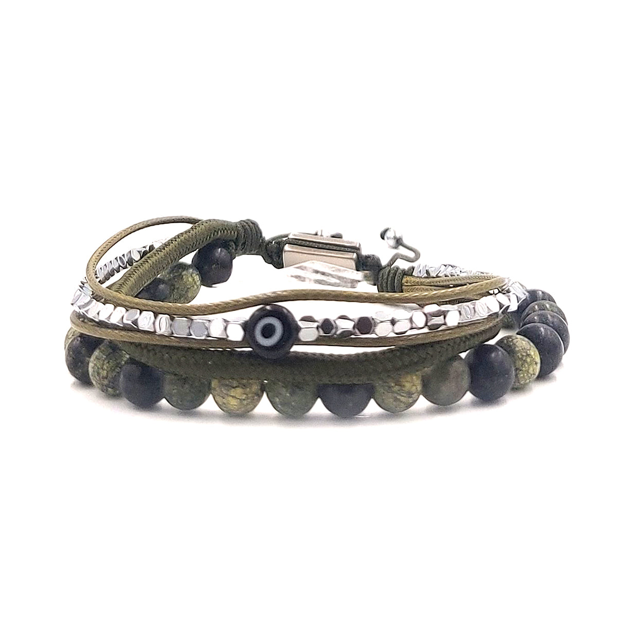 Handmade Men's Multiline Adjustable Bracelet