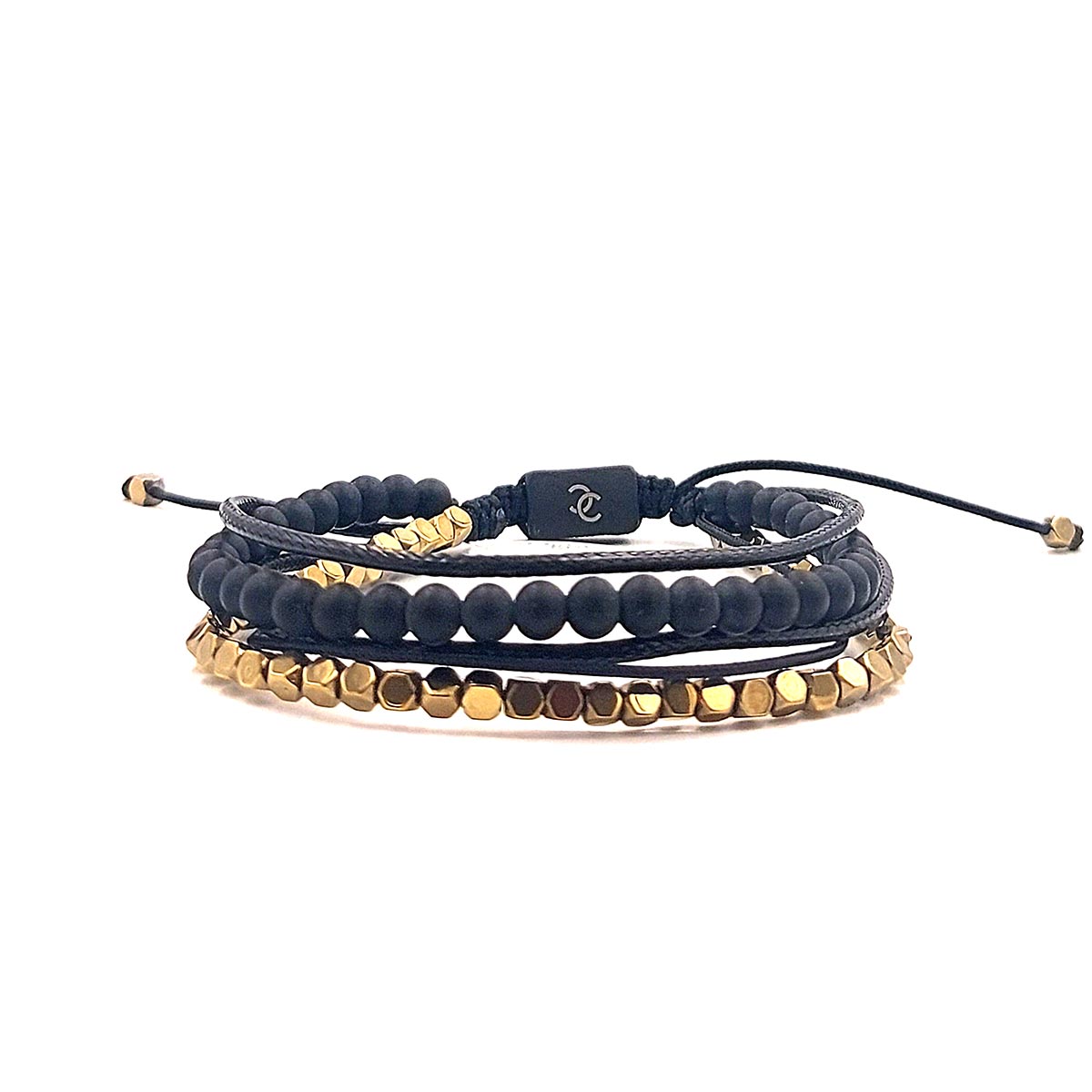 Handmade Men's Adjustable Beaded Bracelet