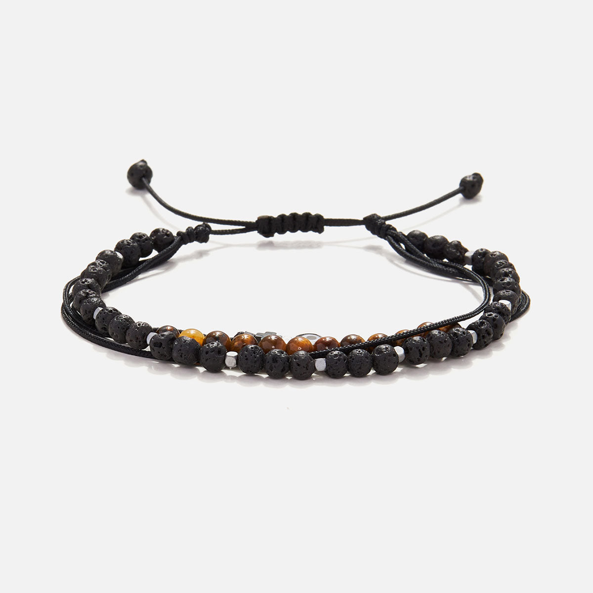 Handmade Men's Multiline Adjustable Bracelet
