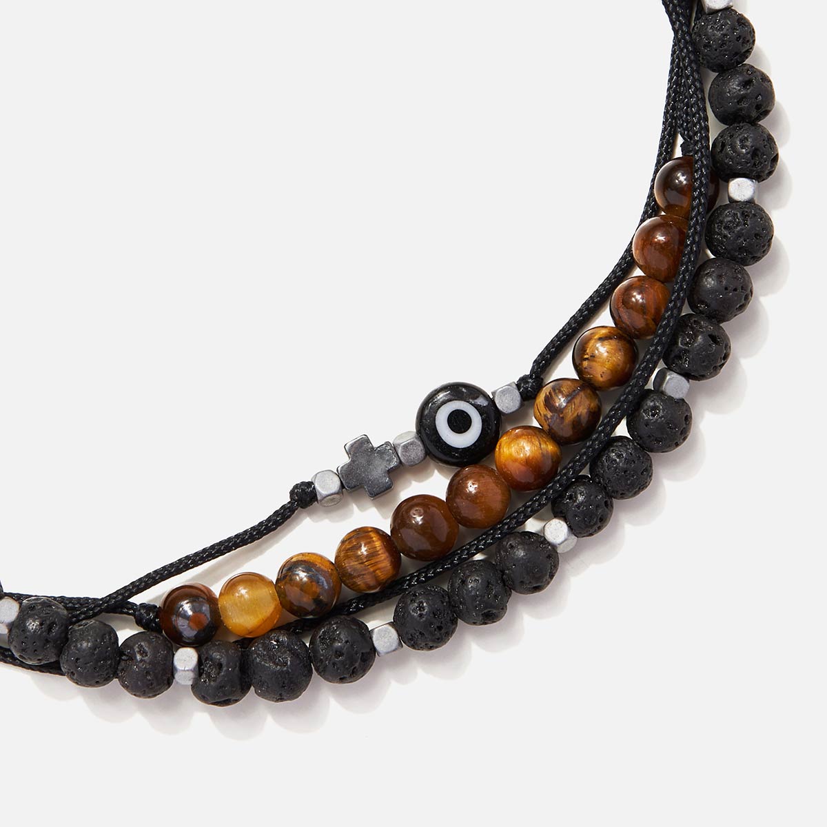 Handmade Men's Multiline Adjustable Bracelet