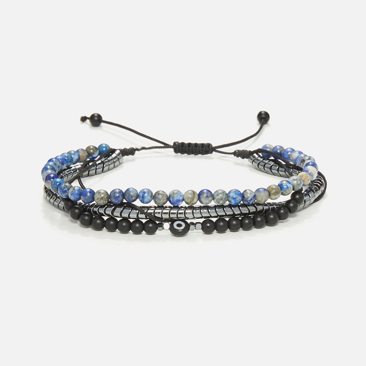 Handmade Men's Multiline Adjustable Bracelet