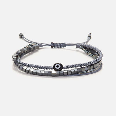 Handmade Men's Multiline Adjustable Bracelet