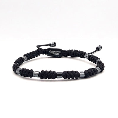 Handmade Men's Adjustable Beaded Bracelet