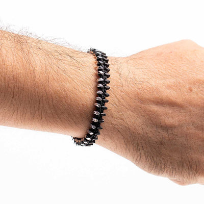Handmade Men's Adjustable Beaded Bracelet