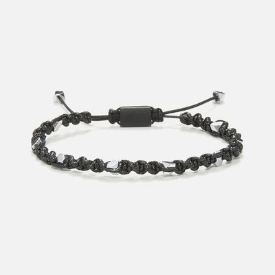 Handmade Men's Adjustable Beaded Bracelet