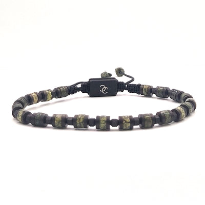 Handmade Men's Adjustable Beaded Bracelet