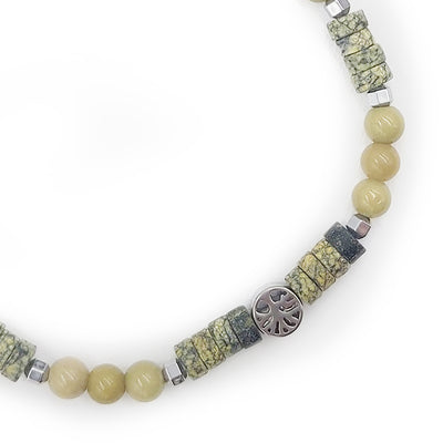 Handmade Men's Adjustable Beaded Bracelet