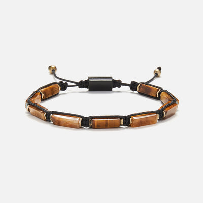 Handmade Men's Adjustable Beaded Bracelet