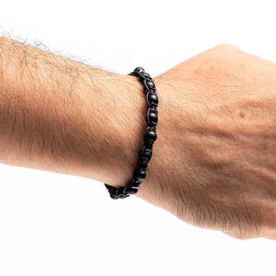 Handmade Men's Adjustable Beaded Bracelet