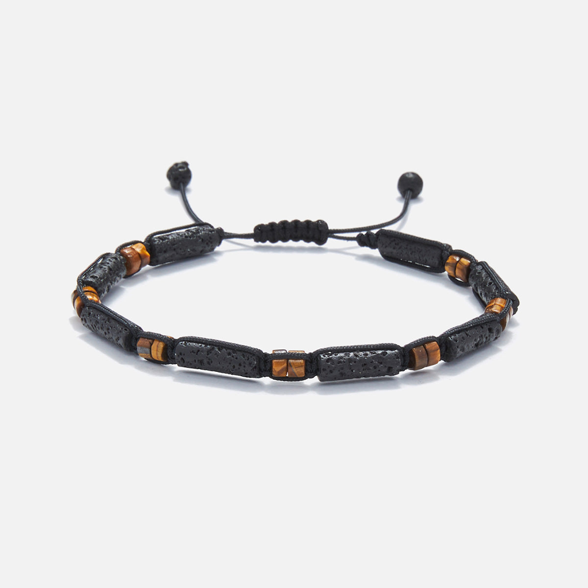 Handmade Men's Adjustable Beaded Bracelet