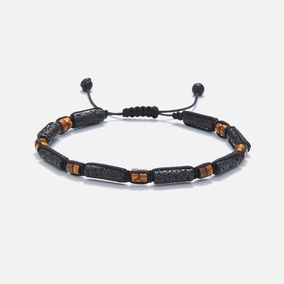 Handmade Men's Adjustable Beaded Bracelet