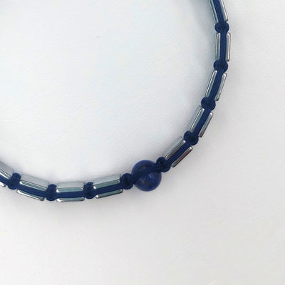 Handmade Men's Adjustable Beaded Bracelet