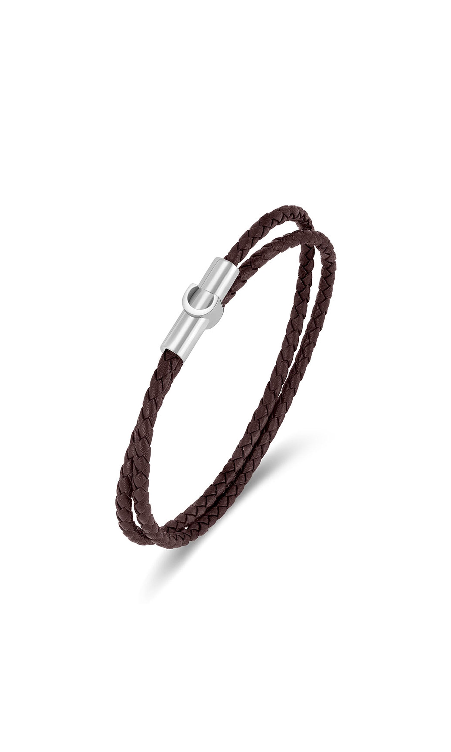 Umberto Braided Leather Bracelet for Men