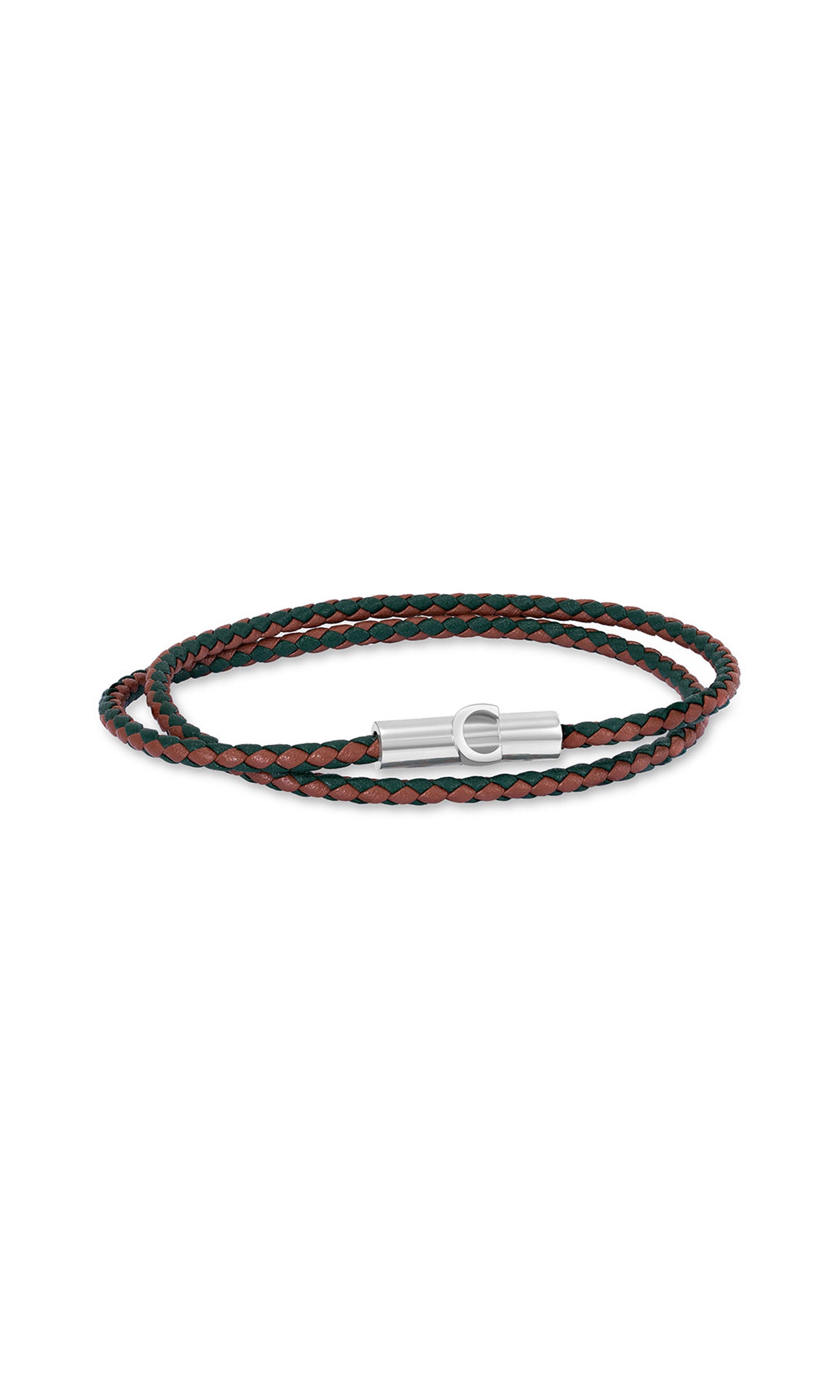 Umberto Braided Leather Bracelet for Men